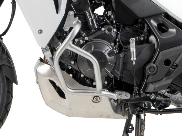 Protector de motor plateado para Honda XL 750 Transalp E-Clutch (26-) de Hepco & Becker