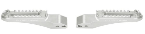 Juego de reposapiés Rizoma plata para el pasajero para Honda CRF1000L Africa Twin (Bj.18-) Original Honda