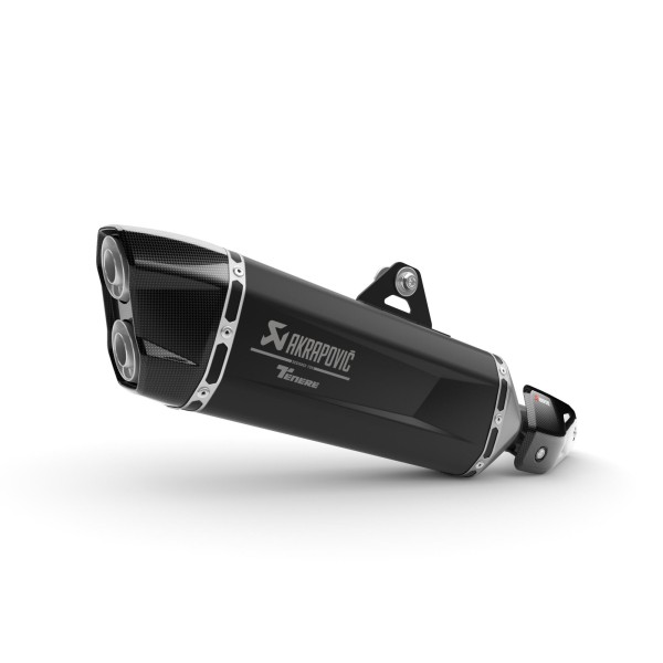 Silencioso Akrapovic slip-on negro para Yamaha XTZ 700 Ténéré World Raid (26-)