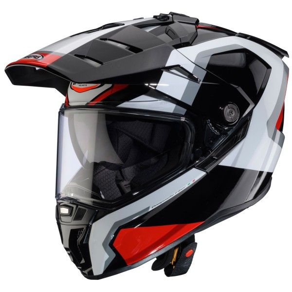 Casco Caberg Tanami Scram negro/blanco-rojo