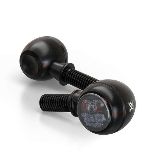 HIGHSIDER smart Circula-S piloto trasero, luz de freno, intermitente negro/tintado 3en1, homologado E (par)
