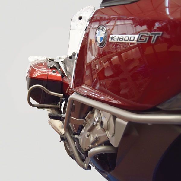 Funda lateral para barra de choque para BMW K 1600 GT /GTL (10-16), negra