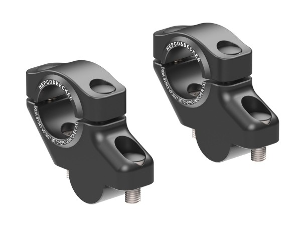 Elevador de manillar H=30 mm con desplazamiento 21 mm hacia atrás para BMW G 650 X Country (2007)/Moto (07-09)