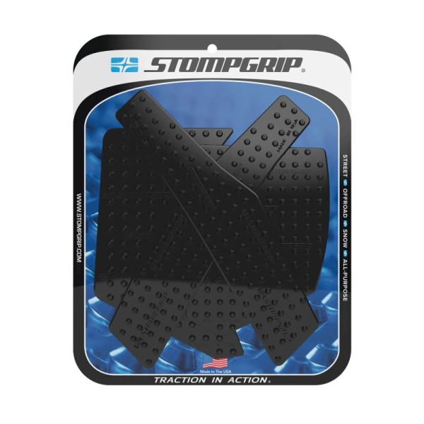 Stompgrip Tank Pad schwarz, Volcano, Streetbike Tank Kit - Tank Seiten, für Honda CRF300L / CRF300LR