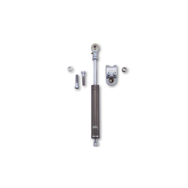 LSL Lenkungsdämpfer Kit mit Teilegutachten für Yamaha YZF-R1, 2006-, titan, Tank/Gabelbrücke