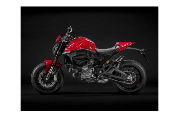 Stompgrip Tank Pad klar, Icon, Streetbike Tank Kit - Tank Seiten, für Ducati Monster 937 (+), 2021-2