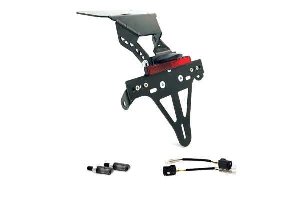 alpha Technik Kennzeichenhalter-Blinker-Kit M-LED für YZF-R3 / MT03 Modelljahr 2020- (Hinten)