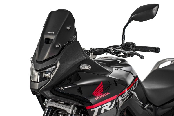 Parabrisas deportivo negro mate - Altura 315 mm para Honda XL 750 Transalp (25-)