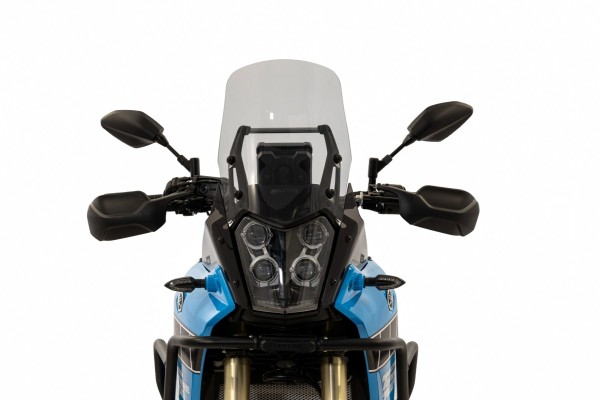 Parabrisas de rally ahumado transparente para Yamaha Ténéré 700 (19-24)