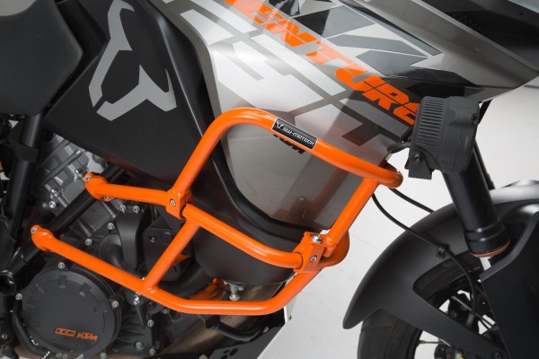 SW-Motech Barra protectora superior naranja para KTM 1050 /1090 Adventure, 1290 Super Adventure R /S - SW Motech