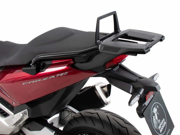 Portaequipajes de aluminio negro para Honda NSS 750 Forza (21-) Hepco & Becker