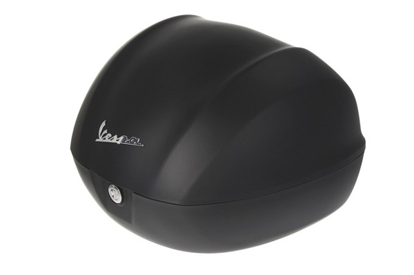 Baúl trasero para Vespa de 32 l, negro mate, modelo 99/C, sin respaldo