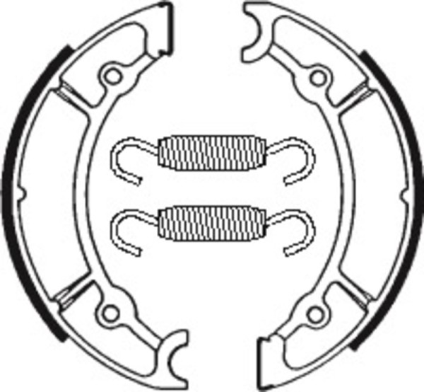 Zapatas de freno orgánicas Tecnium Street - BA113