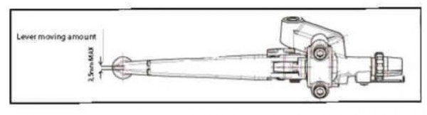 Palanca de embrague original V85 TT 2020-2024