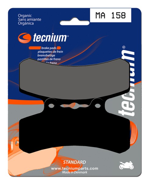 Pastillas de Freno Tecnium Street Orgánicas - MA158