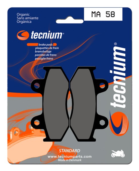 Pastillas de Freno Tecnium Street Organic - MA58