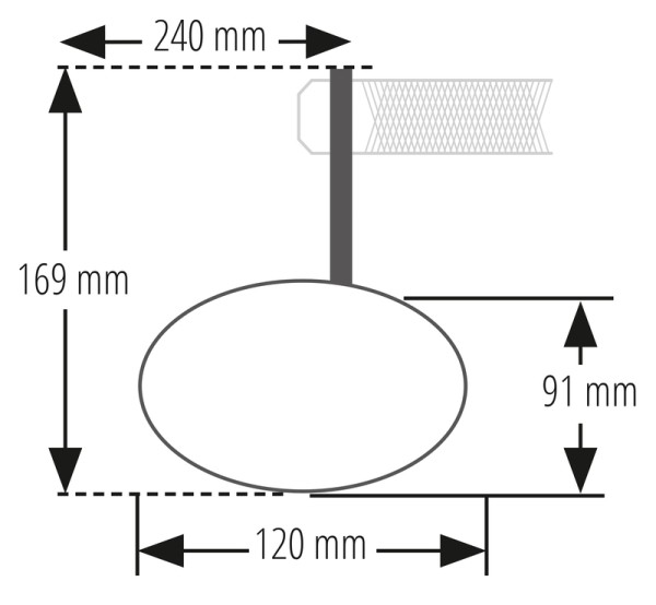 Retrovisor HIGHSIDER pro Ventura-RS negro (par)