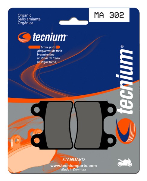 Pastillas de Freno Tecnium Street Orgánicas - MA302