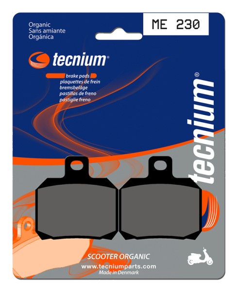 Pastillas de Freno Tecnium Scooter Orgánicas - ME230