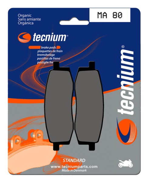 Pastillas de Freno Tecnium Street Organic - MA80
