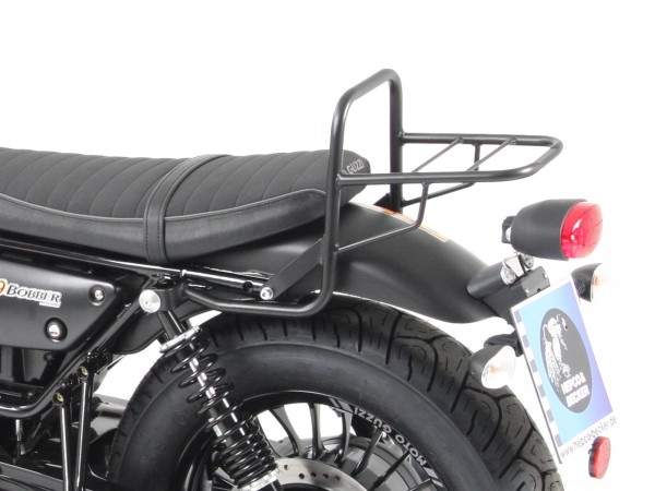 Portaequipajes tubular Topca negro para el modelo V 9 Bobber (Bj.16-) con asiento corto