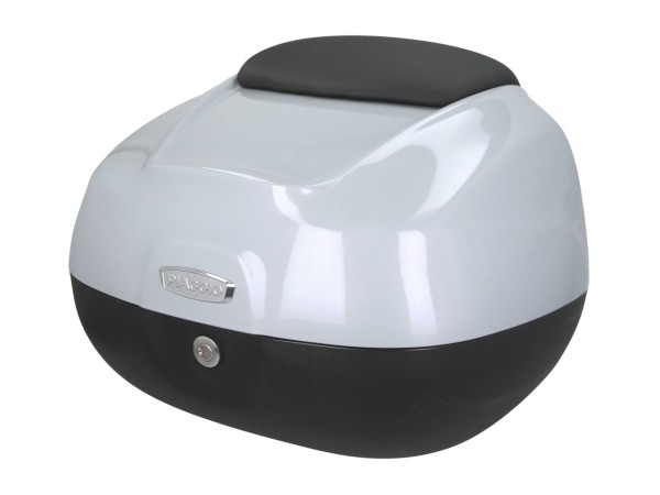 Maleta superior de 37 l con respaldo para Piaggio MP3 HPE 530 Exclusive (2024) - gris Mercurio G18