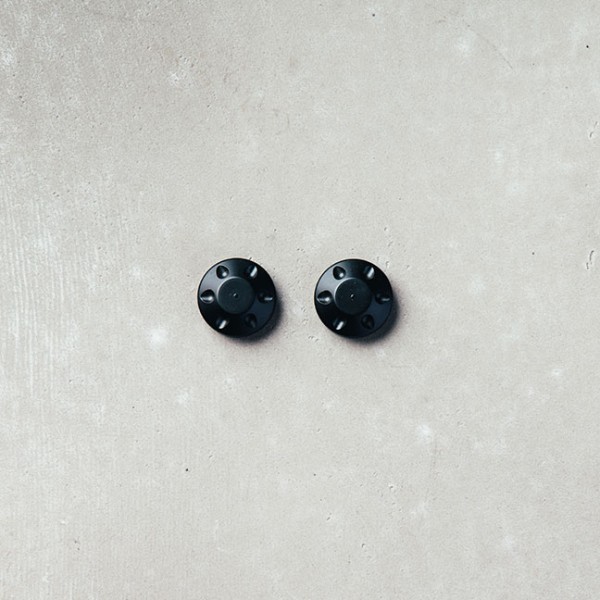 Tapa negra para soporte de espejo para Moto Guzzi V7 III/ V9 Bobber/ V9 Roamer / V7 850