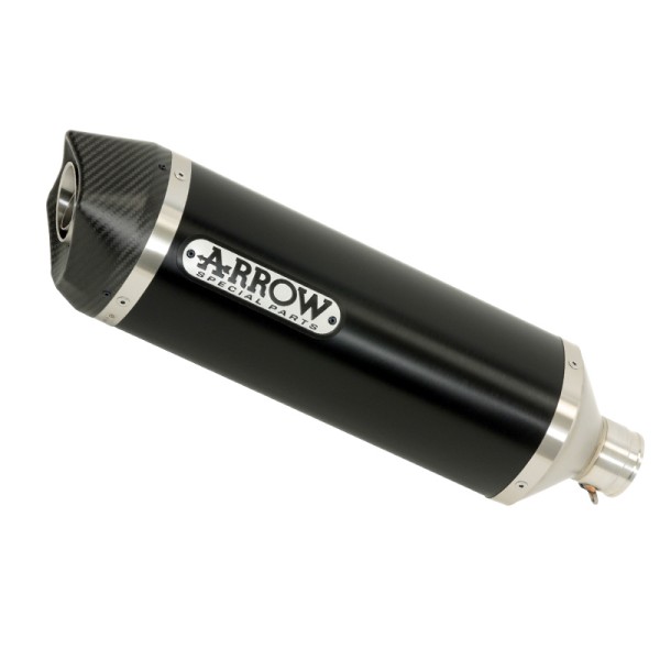 ARROW Auspuff RACE TECH für Benelli TRK 502 2017-18 aus Aluminium, schwarz