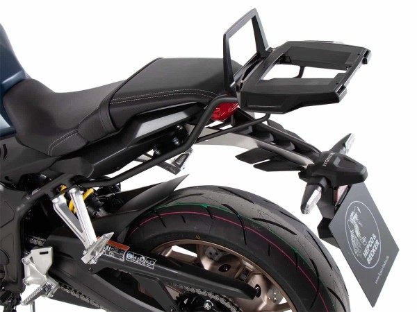 Portamaletas de aluminio negro para Honda CBR 650 R (21-23) Hepco & Becker