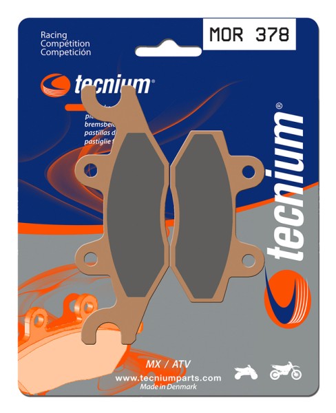 Tecnium Racing MX/ATV pastillas de freno de metal sinterizado - MOR378