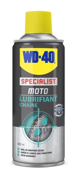 WD-40 Especialista® Spray para cadenas de moto en condiciones secas - Spray 400ml