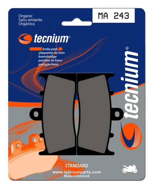 Pastillas de Freno Tecnium Street Orgánicas - MA243