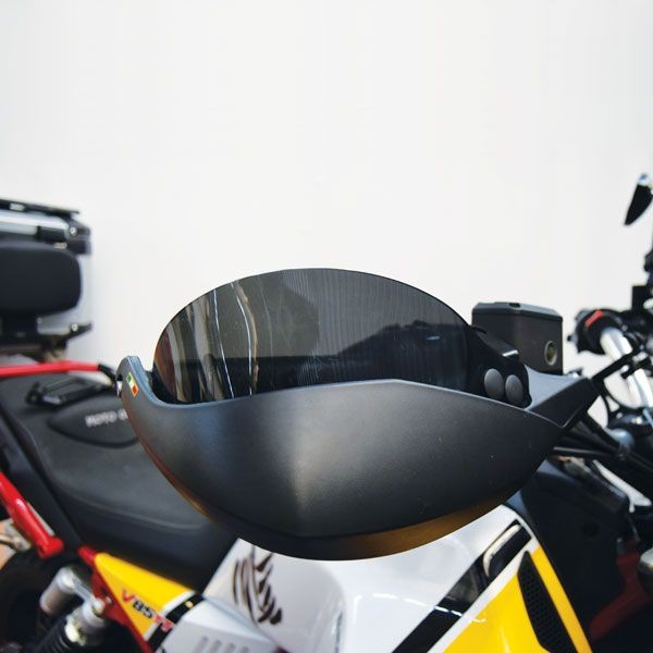 Protectores de manos tintados oscuros para Moto Guzzi V 85 TT (19-23)