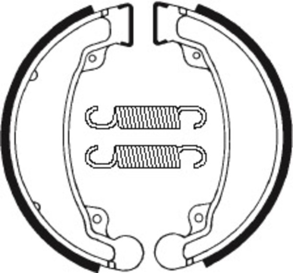 Zapatas de freno Tecnium Scooter/Street/ATV Organic - BA069