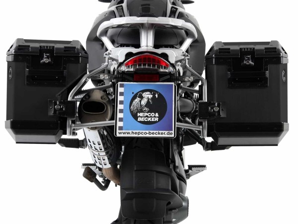Juego portaequipajes Portaequipajes Cutout incl. juego portaequipajes Xplorer Cutout negro para BMW R 1200 GS /Adventure (-13)