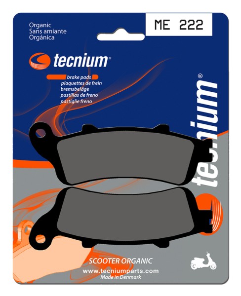 Pastillas de Freno Orgánicas Tecnium Scooter - ME222