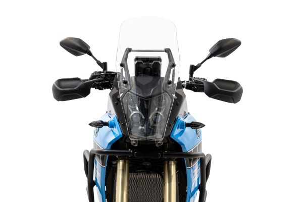 Parabrisas Rally transparente con protección de faro para Yamaha Teneré 700 (19-24)