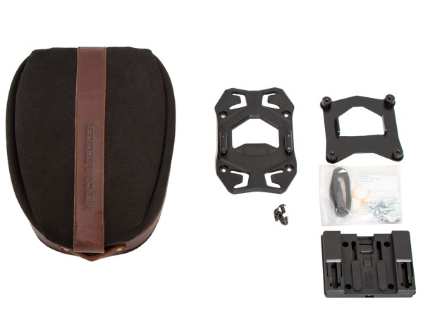 Juego de bolsas traseras Legacy negras para montar en Soloracks Hepco & Becker Hepco & Becker