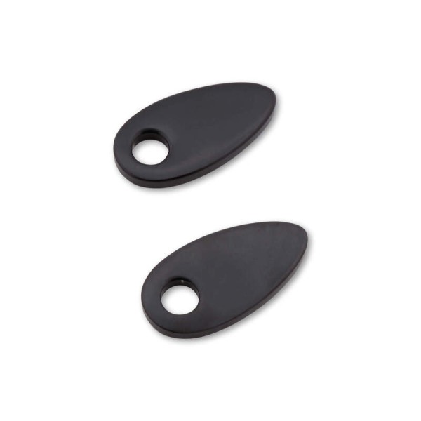 HIGHSIDER placas de montaje inteligentes Indy Espaciador Aluminio negro