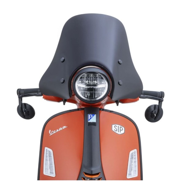 Parabrisas ERMAX Sportivo para Vespa GTS/GTS Super (`23-), tintado negro