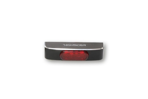 HIGHSIDER pro Conero T2 LED luz trasera negro/rojo homologado E (1ud.)