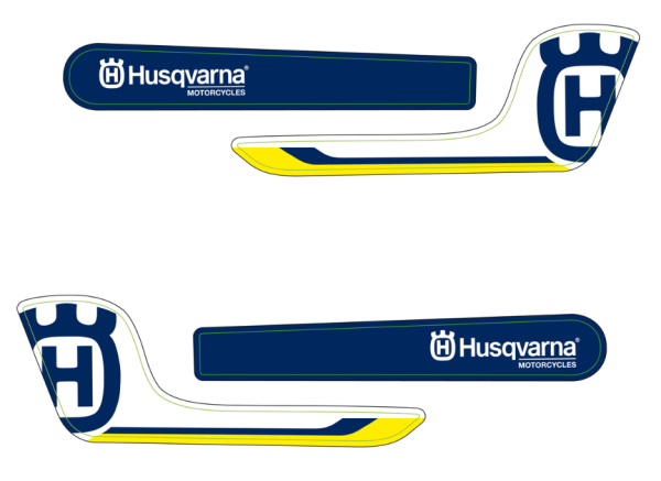 Juego de adhesivos de protección de manos para Husqvarna FS 450