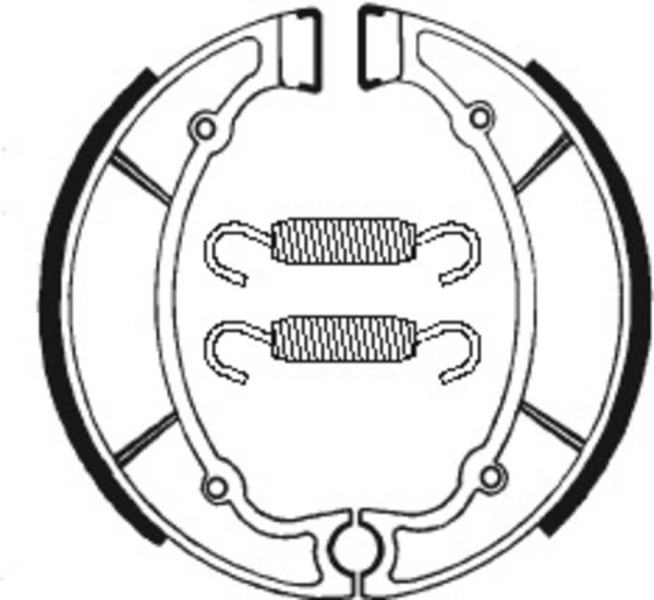 Zapatas de freno orgánicas Tecnium Street - BA064