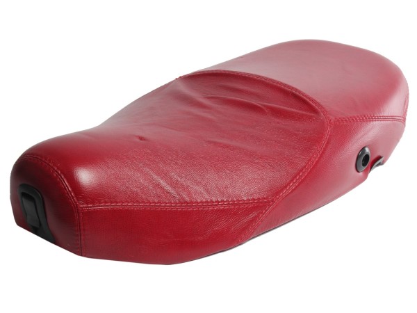 Asiento Vespa de cuero auténtico rojo para LX 50-150cc Touring, ET2/ET4 /LX/LXV/S 50-150cc-
