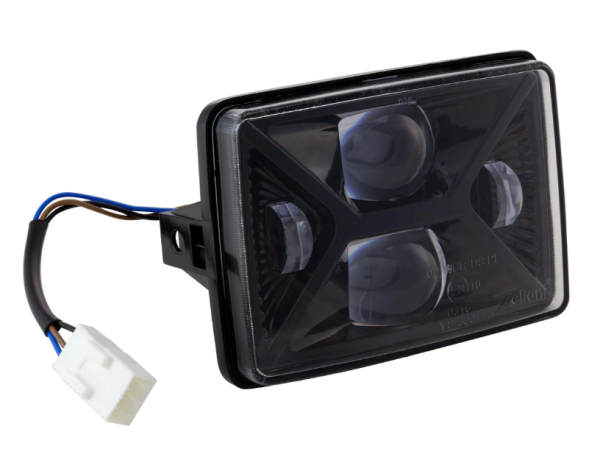 Faro delantero ZELIONI LED trapezoidal para Vespa S 50-150ccm