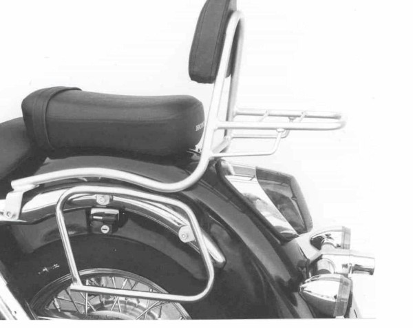 Sissybar con portaequipajes cromado para Honda VT 750 C2 (97-03) Hepco & Becker