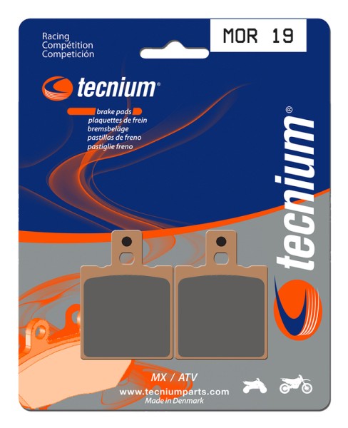 Tecnium Racing MX/ATV pastillas de freno de metal sinterizado - MOR19