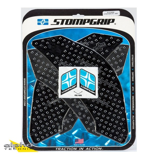 Stompgrip schwarz, Volcano, für Yamaha XJ6 Diversion (F), 2009-2015