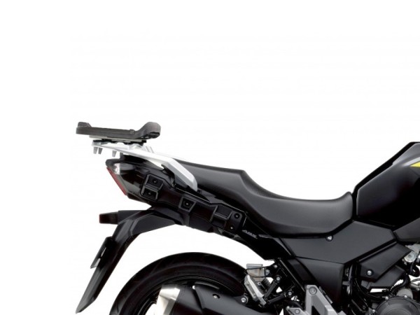 Kit de montaje para baúl Shad, lacado en negro, para Suzuki DL 250 V-Strom (17-21)