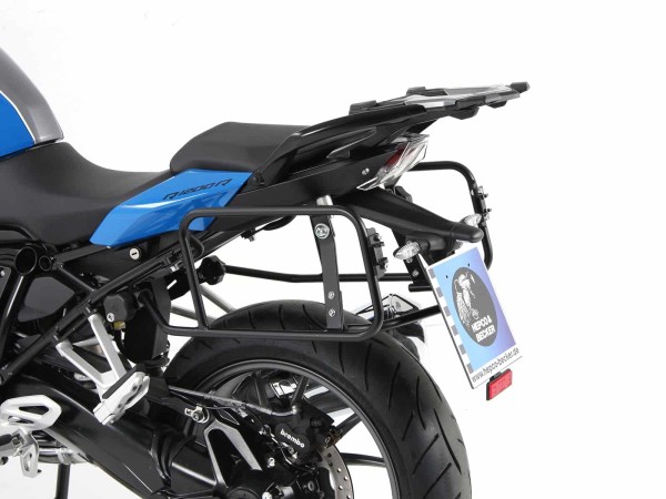 Portamaletas lateral Lock-it negro para BMW R 1200 RS LC (15-18) Hepco & Becker